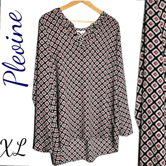 Pleione Tops - Woman's Pleoine Tunic Top Long Sleeve XL
